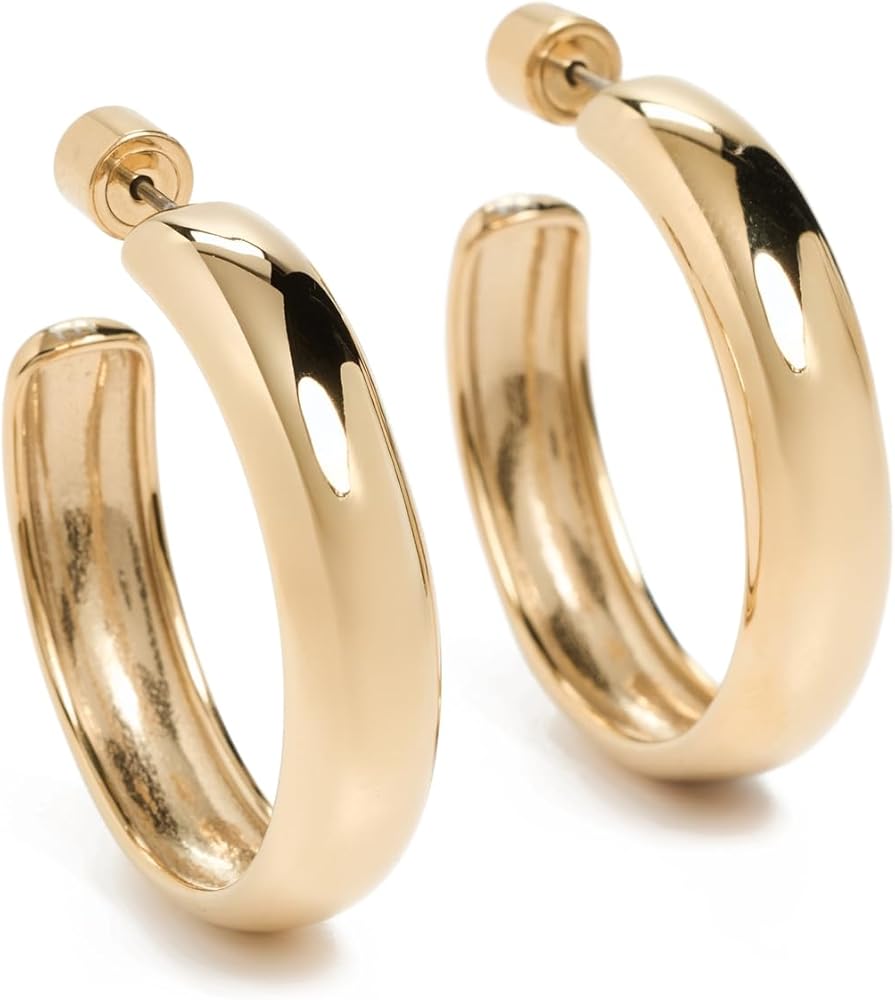 Chunky Gold Hoops