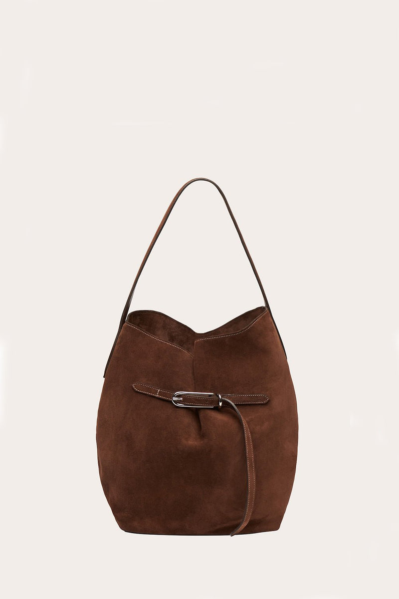 Belted Bucket Bag